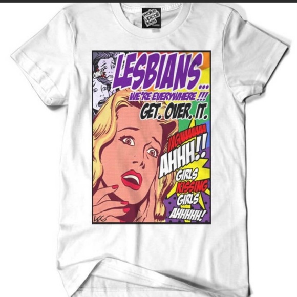 Tops - Lesbian Comic Tee 🌈